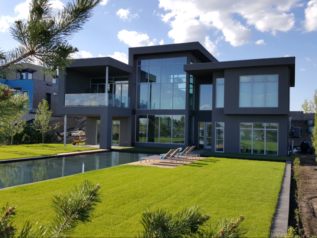 fiberglass windows on net zero, energy efficient home