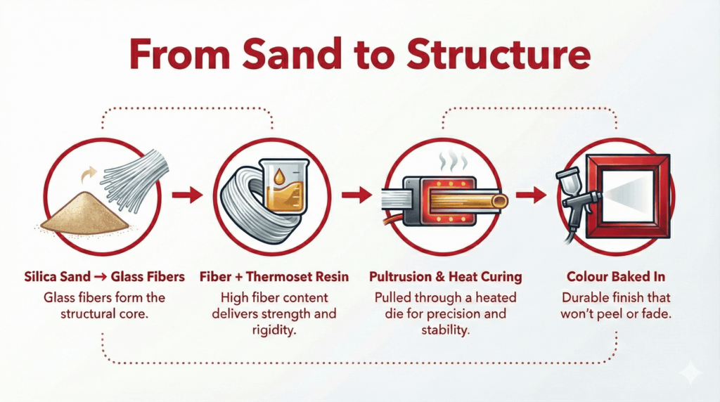 How Fiberglass Frames Are Made